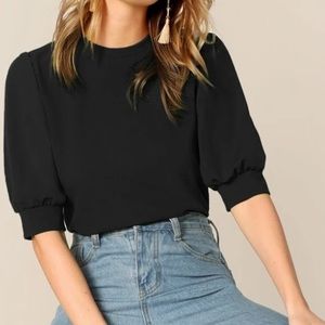 Puff sleeve top